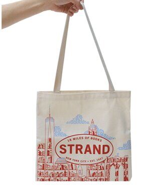 Strand Bookstore NYC Canvas Book Tote Bag Unisex